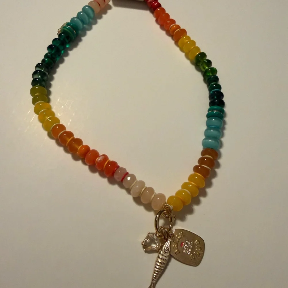 Anthropologie Beach Club Charm Necklace - Picture 4 of 5